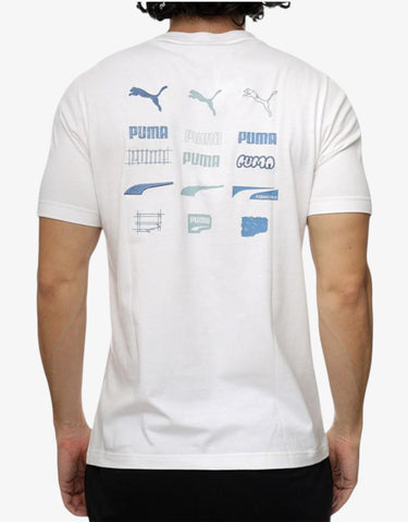 PUMA Classics Brand Love Graphic Tee White