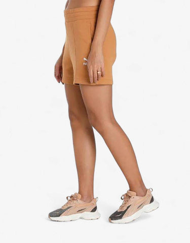 PUMA Classics Pintuck Shorts Brown | MegaMall.bg