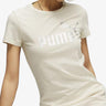PUMA Classics Shiny Logo Tee Alpine Snow Бял S | MegaMall.bg