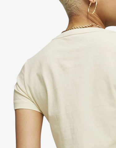 PUMA Classics Shiny Logo Tee Alpine Snow | MegaMall.bg