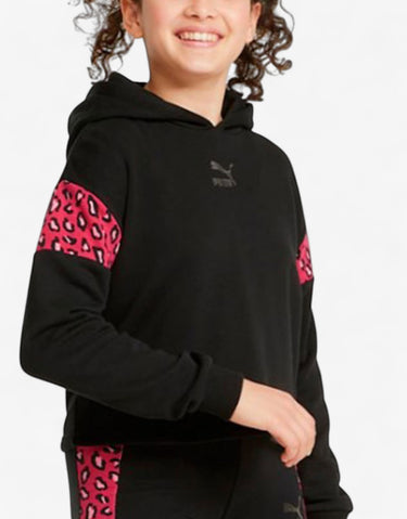 PUMA Classics Summer Roar Hoodie Black | MegaMall.bg