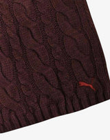 PUMA Dave Cable Knit Scarf Bordo Бордо | MegaMall.bg