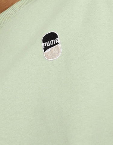 PUMA Downtown 180 Logo Tee Green