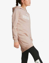 PUMA Essentials Logo Hooded Dress Pink | MegaMall.bg