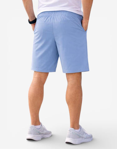 PUMA Essentials Logo Lab Shorts Blue | MegaMall.bg
