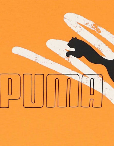 PUMA Essentials+ Logo Lab Tee Orange | MegaMall.bg