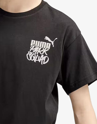 PUMA Essentials+ Mid 90's Graphic Tee Black | MegaMall.bg