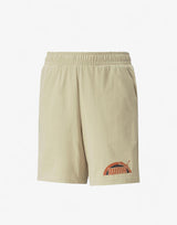 PUMA Essentials+ Street Art Graphic Shorts Beige Бежов 140 | MegaMall.bg