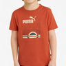 PUMA Essentials+ Street Art Summer Tee Orange Оранжев 140 | MegaMall.bg