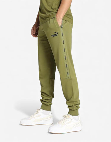 PUMA Essentials+ Tape Sweatpants Green | MegaMall.bg