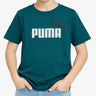 PUMA Essentials+ Two-Tone Logo Tee Green Jr Зелен 152 | MegaMall.bg