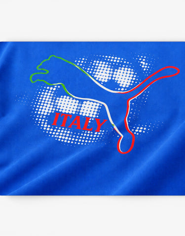 PUMA Euro Cup Italy Tee Blue | MegaMall.bg