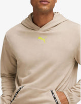 PUMA Fit Taped PowerFleece Lite Hoodie Beige | MegaMall.bg
