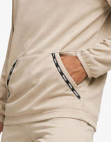 PUMA Fit Taped PowerFleece Lite Hoodie Beige | MegaMall.bg