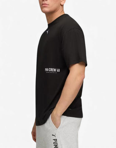 PUMA Graphic Oversize Training Tee Black | MegaMall.bg