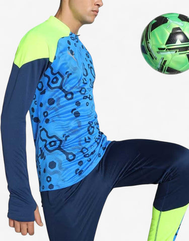 PUMA IndividualCup Football Quarter-Zip Top Blue | MegaMall.bg