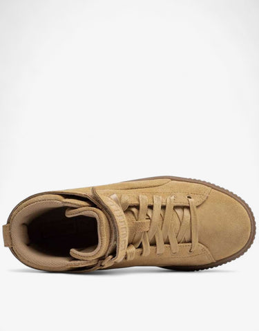 PUMA Suede Platform Mid Shoes Beige | MegaMall.bg