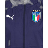 PUMA x Italy FIGC 2022 Hidden Hood Track Jacket Blue | MegaMall.bg