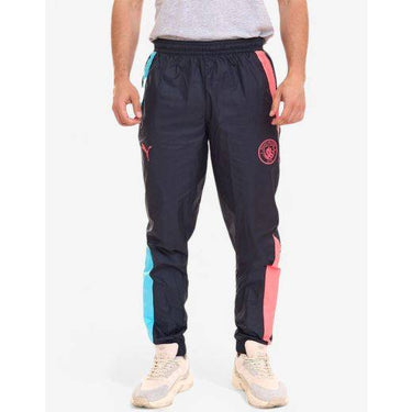 PUMA x Manchester City FC Pre-match Woven Pants Dark Navy/Multi | MegaMall.bg