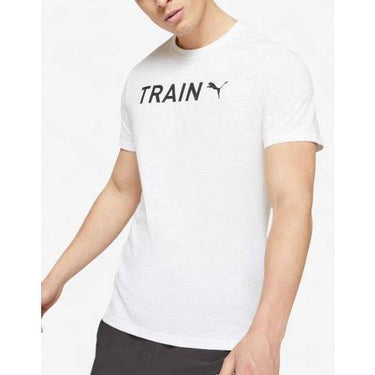 PUMA Graphic Training Tee White Бял S | MegaMall.bg