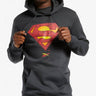 REEBOK x DC Superman Hoodie Dark Grey Сив XS | MegaMall.bg