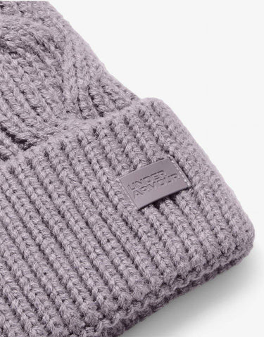 UNDER ARMOUR Around Town Pom Beanie Purple | MegaMall.bg
