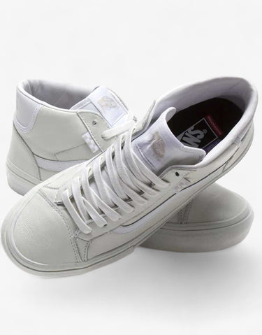 VANS Skate Mid Skool Shoes White | MegaMall.bg