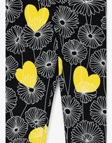 CHICCO Girls Leggings Black/Yellow | MegaMall.bg