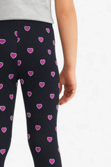 CHICCO Girls Leggings Black/Pink | MegaMall.bg