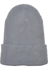 Recycled Yarn Ribbed Knit Beanie