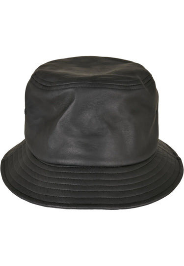 Imitation Leather Bucket Hat
