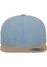 Chambray-Suede Snapback
