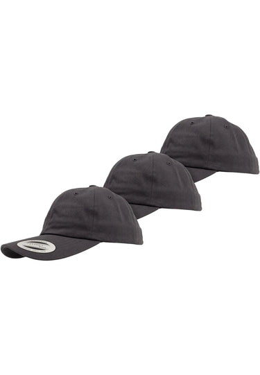 Low Profile Cotton Twill 3-Pack
