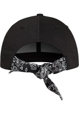 Curved Bandana Tie Snapback