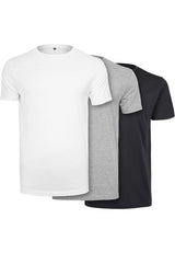 Light T-Shirt Round Neck 3-Pack