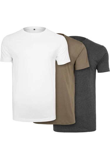 Light T-Shirt Round Neck 3-Pack