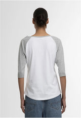Ladies 3/4 Contrast Raglan Tee