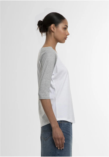Ladies 3/4 Contrast Raglan Tee
