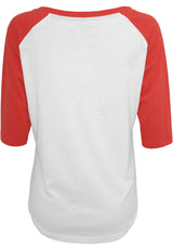 Ladies 3/4 Contrast Raglan Tee