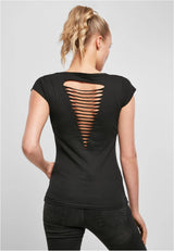 Ladies Back Cut Tee