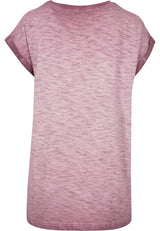 Ladies Spray Dye Extended Shoulder Tee
