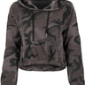 Ladies Camo Cropped Hoody