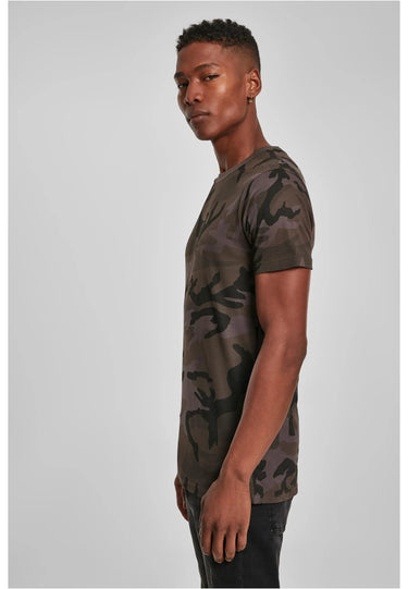 Camo Round Neck Tee