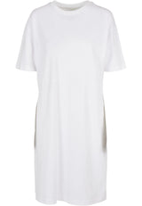 Ladies Organic Oversized Slit Tee Dress