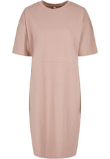 Ladies Organic Oversized Slit Tee Dress