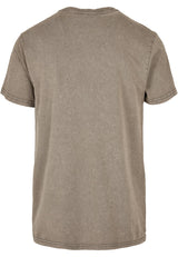 Acid Washed Round Neck Tee