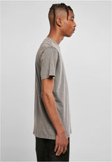 Acid Washed Round Neck Tee
