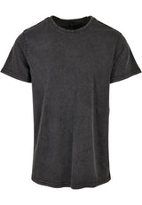 Acid Washed Round Neck Tee