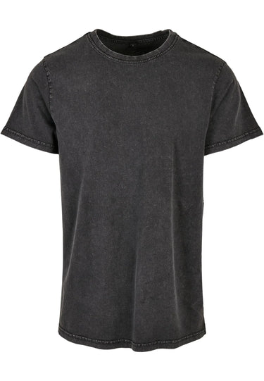 Acid Washed Round Neck Tee