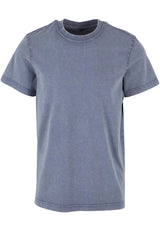 Acid Washed Round Neck Tee